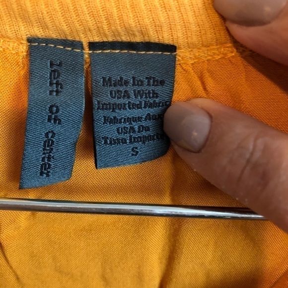 Left of Center Butter Yellow Asymmetrical Long Sleeve Top - Picture 8 of 10